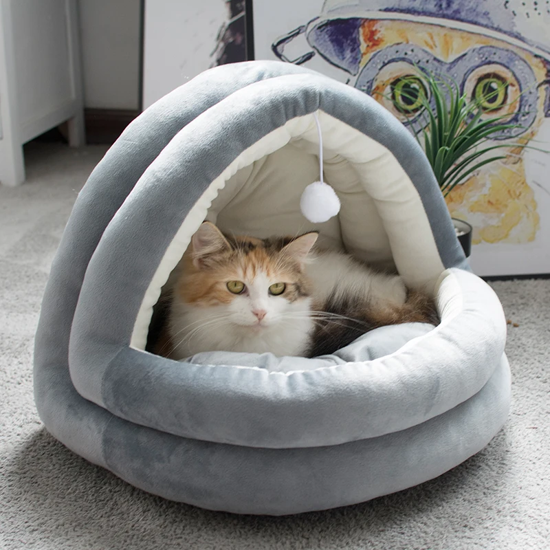 Manufacturer wholesale warm plush soft pp cotton cat yurt folding house bed, As picture
Manufacturer wholesale warm plush soft pp cotton cat yurt folding house bed, As picture
