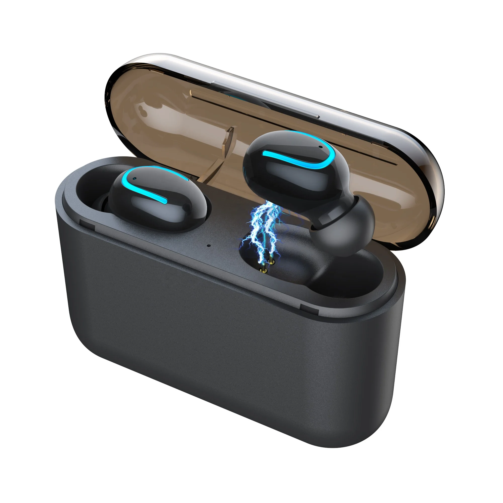 TWS 5.0 Wireless Headphones True Stereo Earphone with 1500mAh Power Bank Earbuds, Black, white
TWS 5.0 Wireless Headphones True Stereo Earphone with 1500mAh Power Bank Earbuds, Black, white
