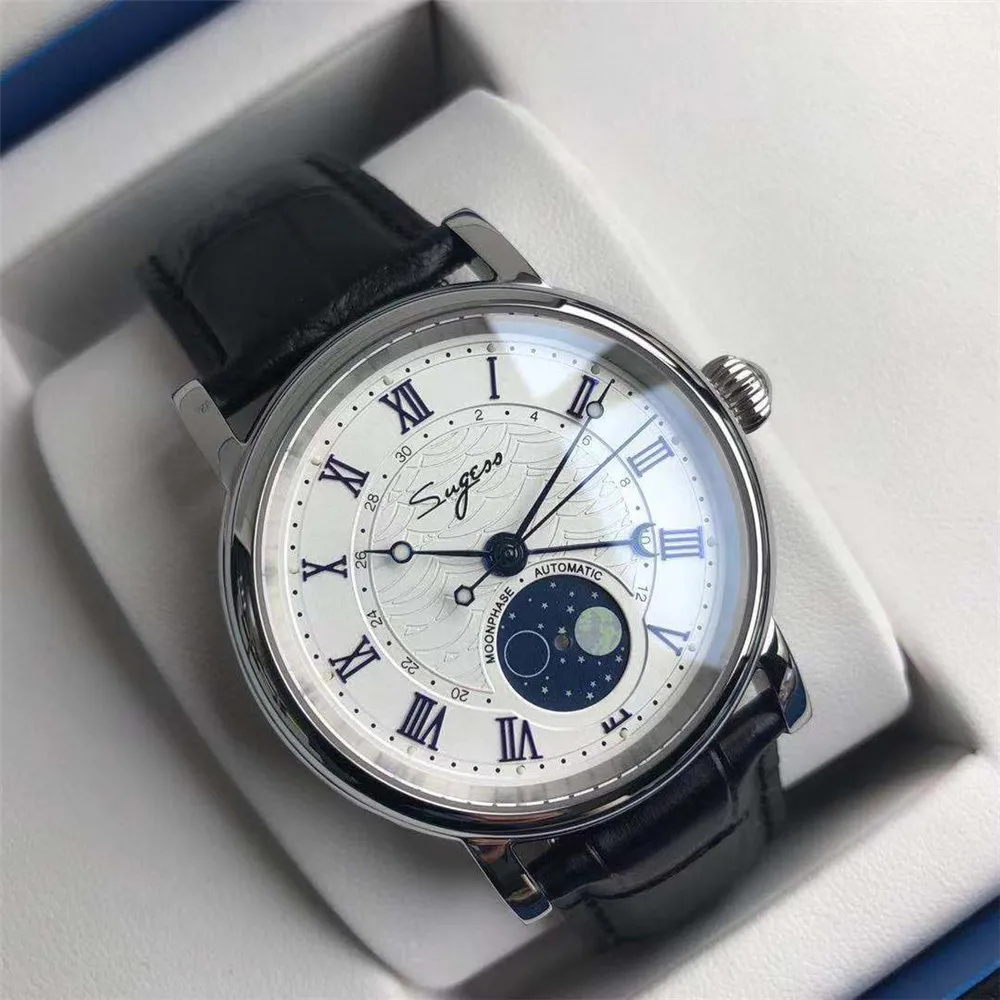 Retro Mens Pilot Mechanical Watch Vintage Moonphase Calendar Luminous Multi-function ST2108 Movement Hand Wristwatch
Retro Mens Pilot Mechanical Watch Vintage Moonphase Calendar Luminous Multi-function ST2108 Movement Hand Wristwatch