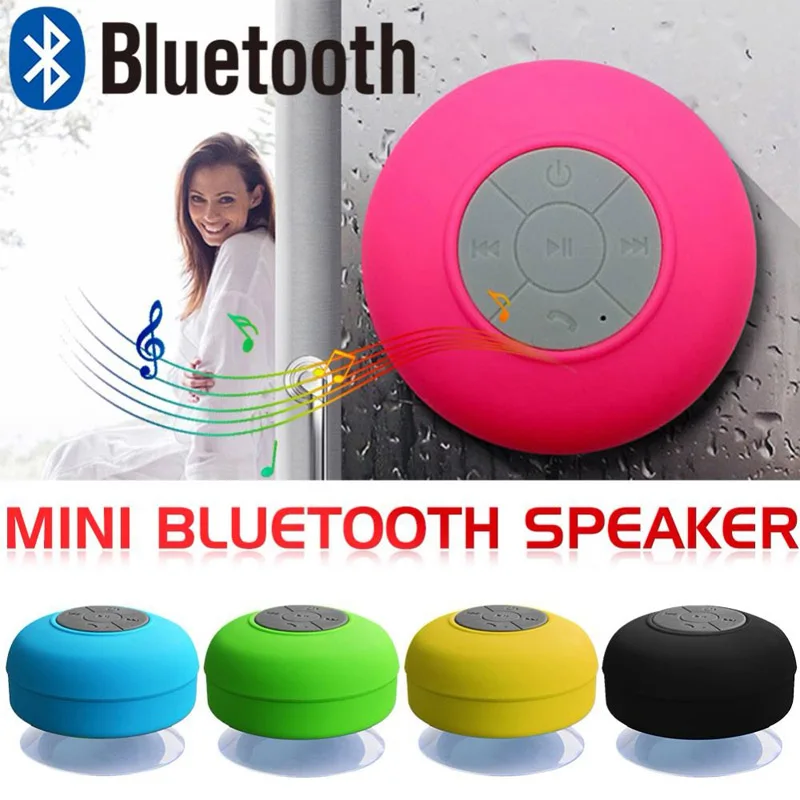 portable speaker IPX4 waterproof sucker shower mini speaker mobile phone wireless alexa speaker for huawei p30 pro smartphone - ANKUX.COM