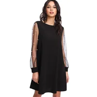 2020 New Fashion Summer Pearl Beading Mesh Sleeve Women Bodycon Dress Lady Elegant Casual Dress
2020 New Fashion Summer Pearl Beading Mesh Sleeve Women Bodycon Dress Lady Elegant Casual Dress