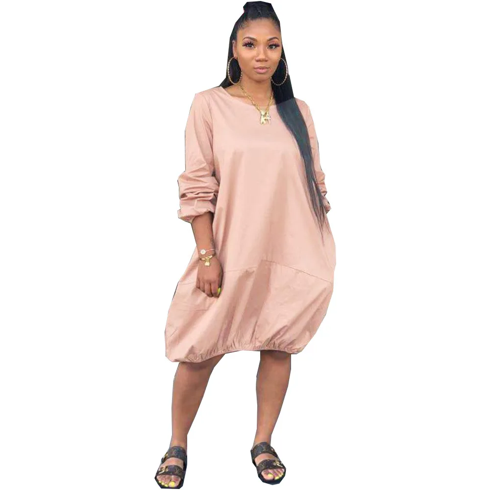2021 new arrive Summer Women's Casual Loose Solid Color Pocket Skirt Casual Long Sleeve Round Neck Club Sexy Dresses, Picture shows
2021 new arrive Summer Women's Casual Loose Solid Color Pocket Skirt Casual Long Sleeve Round Neck Club Sexy Dresses, Picture shows