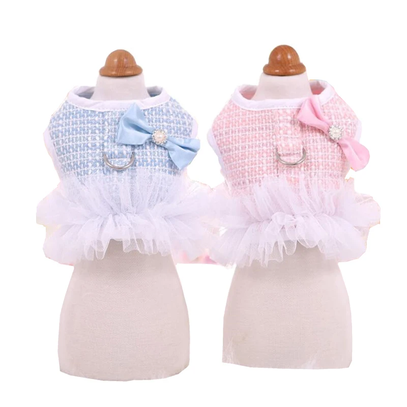 Autumn Dog Harness Tweed Princess Pet Cat Harness Leash Set Breathable Tutu Dress Harness for Small Medium Pet
Autumn Dog Harness Tweed Princess Pet Cat Harness Leash Set Breathable Tutu Dress Harness for Small Medium Pet