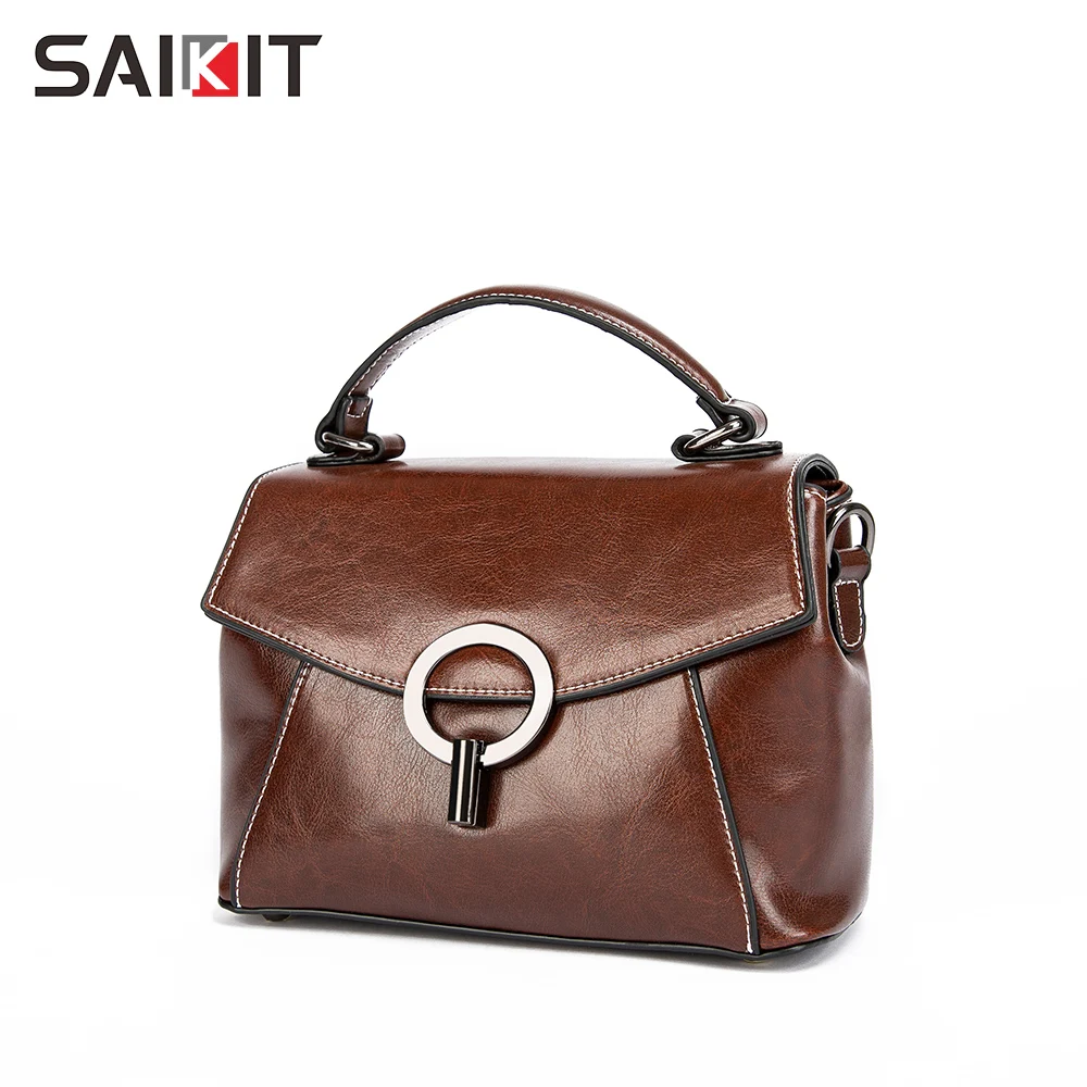 Luxury Female Crossbody shoulder Hand Bag waterproof Oil Wax Cowhide leather Genuine Woman Handbags
Luxury Female Crossbody shoulder Hand Bag waterproof Oil Wax Cowhide leather Genuine Woman Handbags