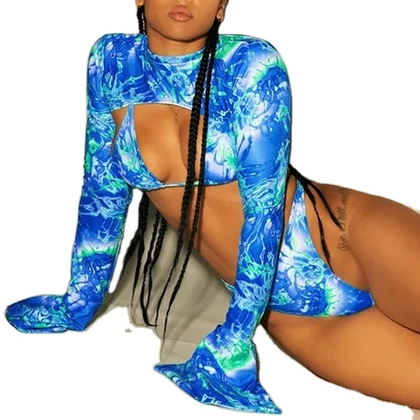 Presale 2021 Mock Neck Flare Sleeve Printed Padded Sexy Swimwear Cover Ups Outfits 3 Piece Swim Bikini Set Swimsuit For Women, Yellow
Presale 2021 Mock Neck Flare Sleeve Printed Padded Sexy Swimwear Cover Ups Outfits 3 Piece Swim Bikini Set Swimsuit For Women, Yellow
