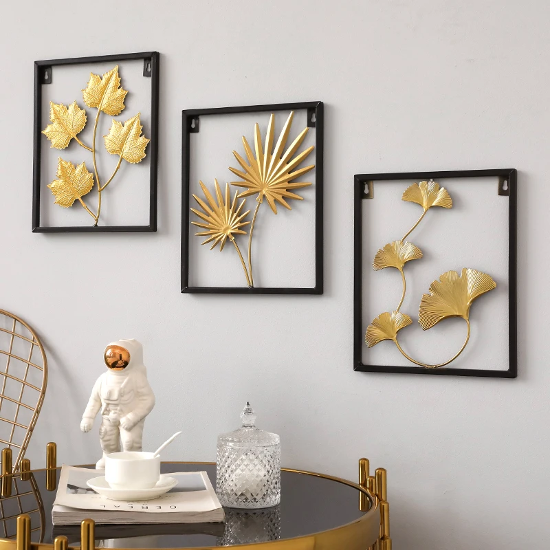 Creative Simple Golden Leaves Wrought Iron Wall Hanging Decorations Metal Frame Wall Decors
Creative Simple Golden Leaves Wrought Iron Wall Hanging Decorations Metal Frame Wall Decors