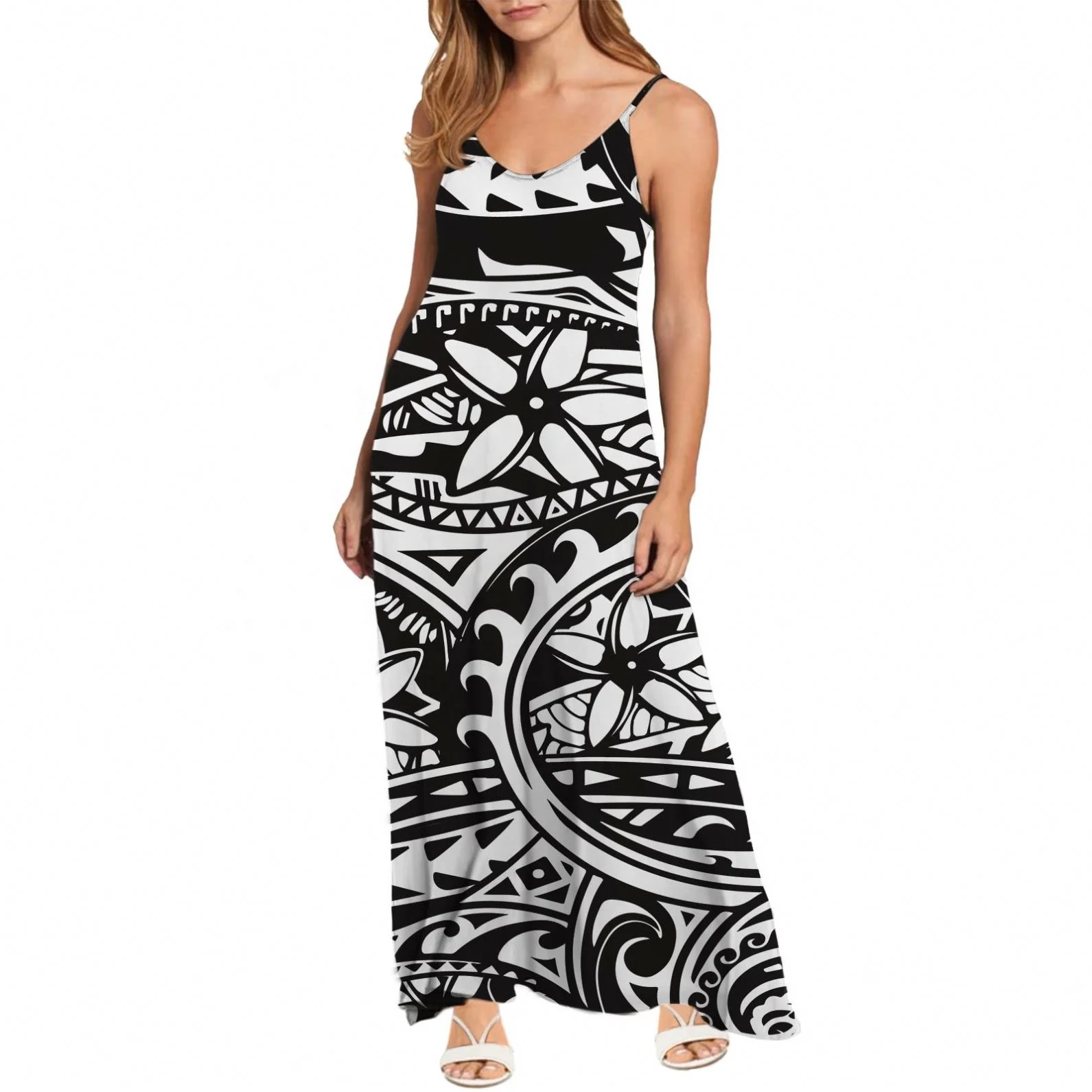 Fashion Women Clothing Polynesian Pattern Tribal Style 2021 Summer Women Dresses Casual Halter Plus Size Loose Tank Top Dresses, Customized color
Fashion Women Clothing Polynesian Pattern Tribal Style 2021 Summer Women Dresses Casual Halter Plus Size Loose Tank Top Dresses, Customized color