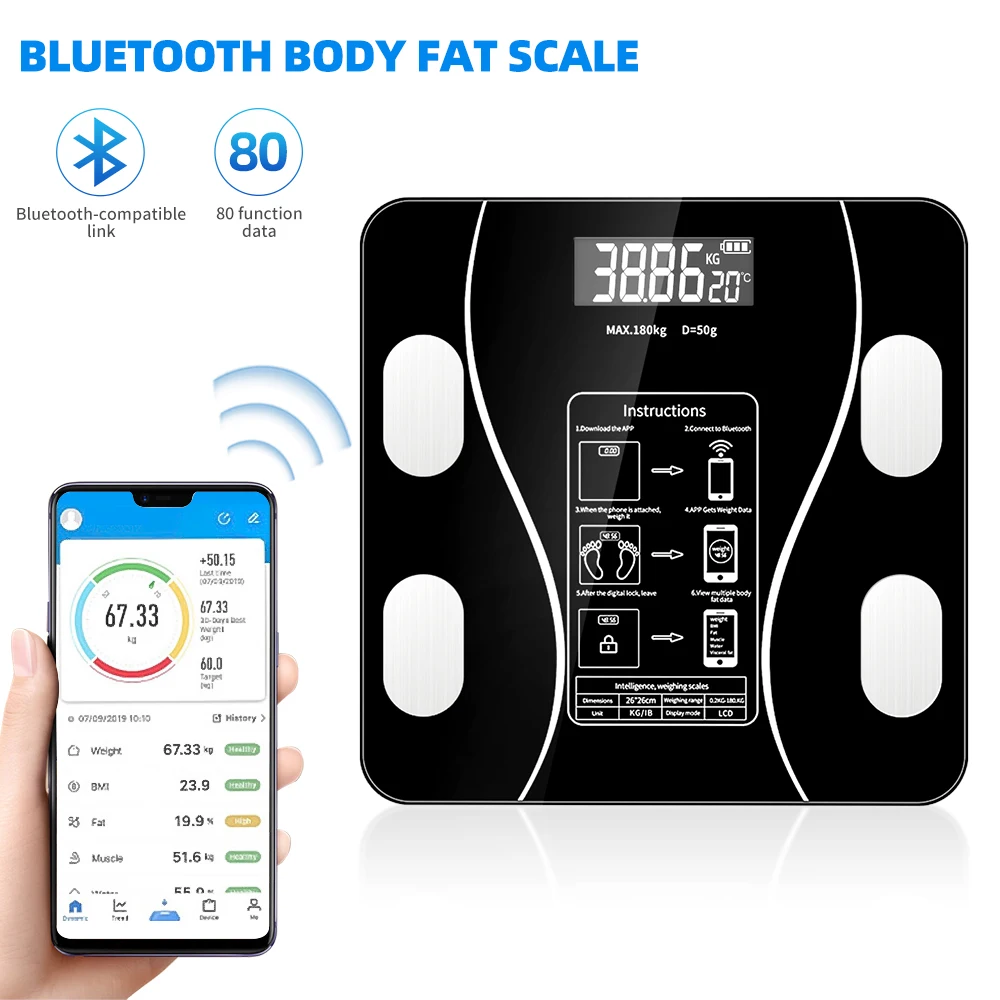 Dawood digital bathroom personal weighing scale household smart body fat Analysis body fat bathroom scales
Dawood digital bathroom personal weighing scale household smart body fat Analysis body fat bathroom scales