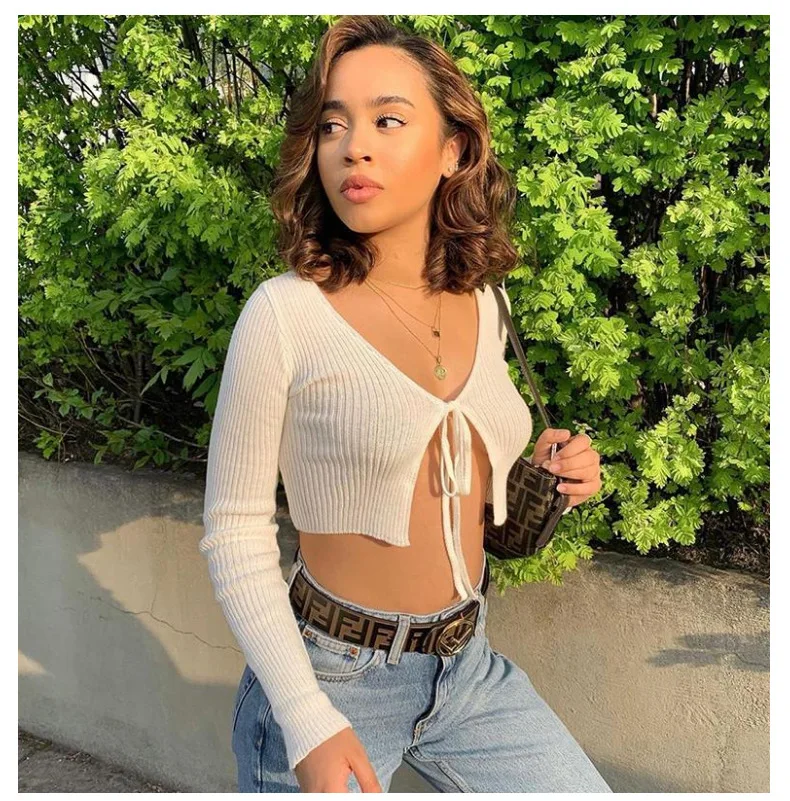 APOLLO Drop Shipping Wholesale Hot Vest New Sexy Street Bow Tie Cardigan Long Sleeve Women's Top
APOLLO Drop Shipping Wholesale Hot Vest New Sexy Street Bow Tie Cardigan Long Sleeve Women's Top