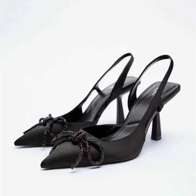 Oem Brand Women Pumps Luxury Crystal Slingback High Heels Summer Bride Shoes Heeled Party Wedding Shoes, Black
Oem Brand Women Pumps Luxury Crystal Slingback High Heels Summer Bride Shoes Heeled Party Wedding Shoes, Black