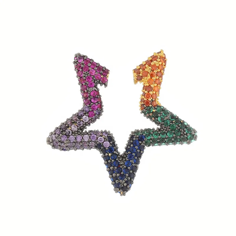 new seven-color star-shaped single ear clip multi-layer temperament trend style ladies jewelry 
new seven-color star-shaped single ear clip multi-layer temperament trend style ladies jewelry