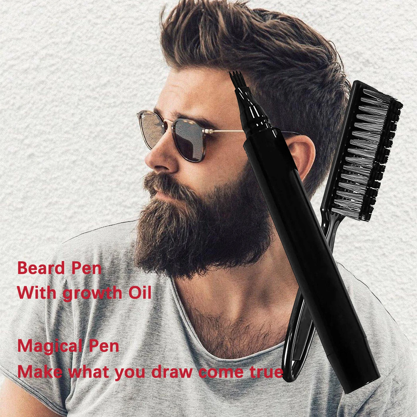 Magical Men Beard Growth Pen Facial Beard Space Filer Growth Oil Hair and Beard Oil Pen
Magical Men Beard Growth Pen Facial Beard Space Filer Growth Oil Hair and Beard Oil Pen