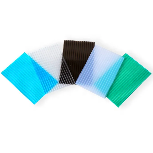 pc hollow polycarbonate sheets for gardens greenhouse parts