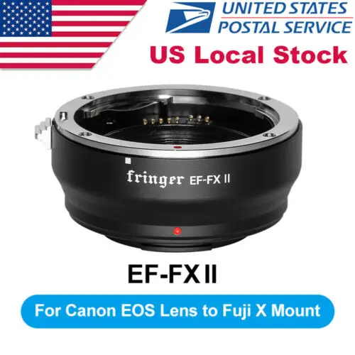 

Fringer EF-FX II Camera Lens Adapter AF Auto focus Lens Adapter for Canon Sigma EF Lens to Fujifilm FX Camera XT3