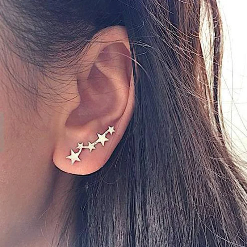 Moon Star Ear Climber Tiny Star Moon Stud Earrings Women Ten Mothersday Celestial Birthday Gift Jewelry Earrings
Moon Star Ear Climber Tiny Star Moon Stud Earrings Women Ten Mothersday Celestial Birthday Gift Jewelry Earrings