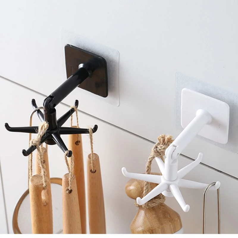 360 Degrees Kitchen Wall Hooks,Foldable Bendable Strong Load-bearing Kitchen Utensils Wall Mounted Adhesive Wall Hooks Hanger
360 Degrees Kitchen Wall Hooks,Foldable Bendable Strong Load-bearing Kitchen Utensils Wall Mounted Adhesive Wall Hooks Hanger