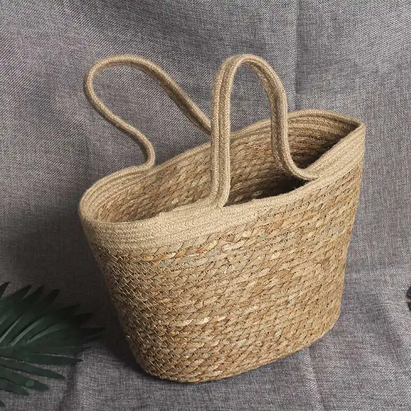 Fashion Women Summer Straw Large Tote Bag Beach Casual Shoulder Bag Handbag Handmade Basket Storage Shopping bag, Customizable
Fashion Women Summer Straw Large Tote Bag Beach Casual Shoulder Bag Handbag Handmade Basket Storage Shopping bag, Customizable