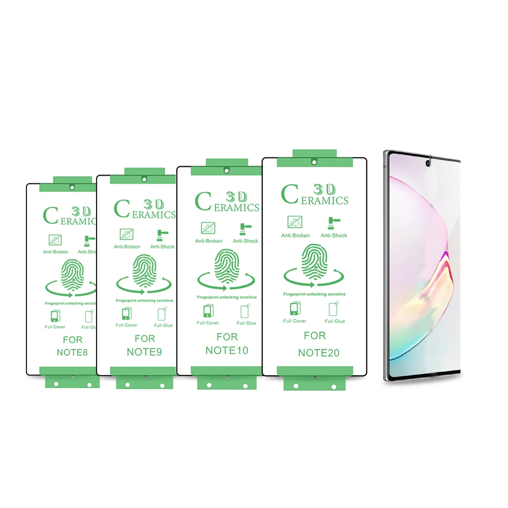 NITU High Transparent Full Glue Ceramic 3D Curved Screen Protector for samsung galexy note 10, Black
NITU High Transparent Full Glue Ceramic 3D Curved Screen Protector for samsung galexy note 10, Black
