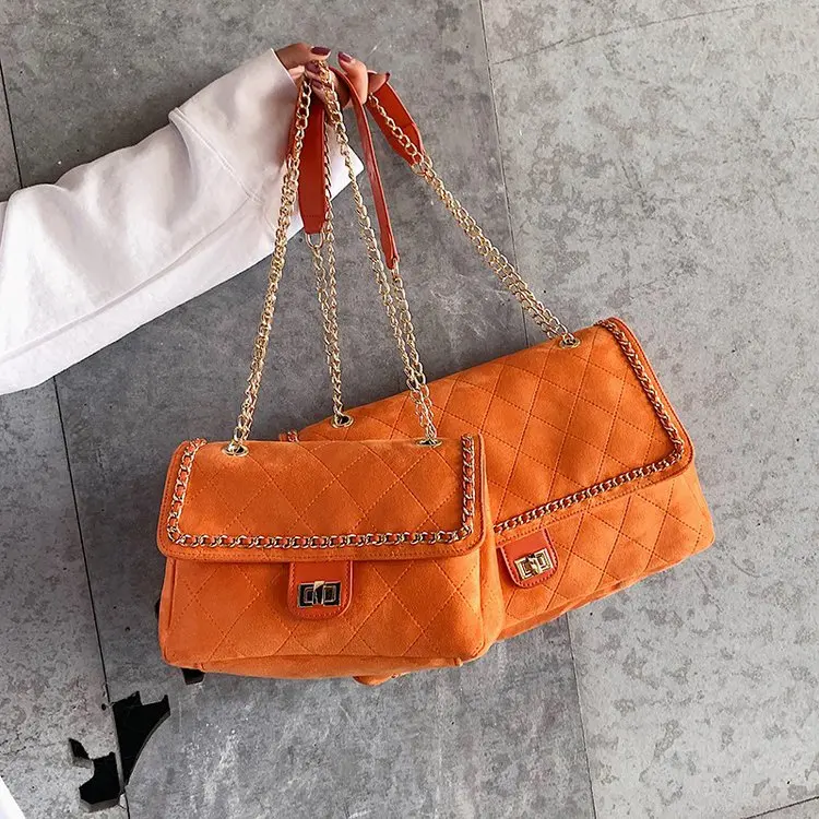 Two Size Latest Arrival Luxury High Quality Chain Women Bags Quilted Leather Women Designer Handbag 2020
Two Size Latest Arrival Luxury High Quality Chain Women Bags Quilted Leather Women Designer Handbag 2020