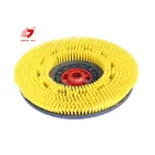 Custom multicolor shop floor scrubber sweeper cleaning brush