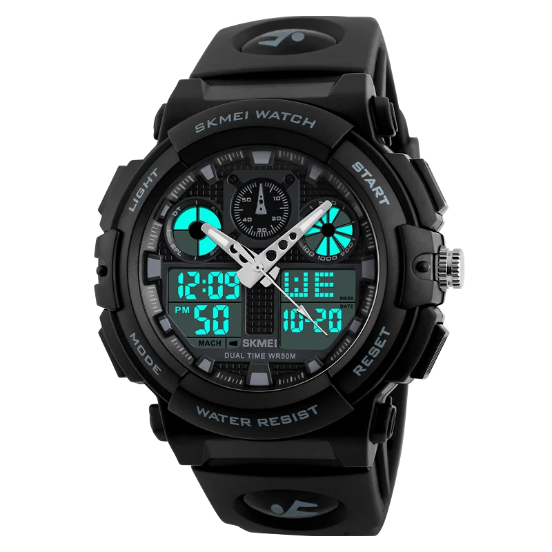Reloj Skmei Best Selling Dual Time Watch Men Wrist Watches Sport 5ATM Water Resistant Wristwatches, 5 colors
Reloj Skmei Best Selling Dual Time Watch Men Wrist Watches Sport 5ATM Water Resistant Wristwatches, 5 colors