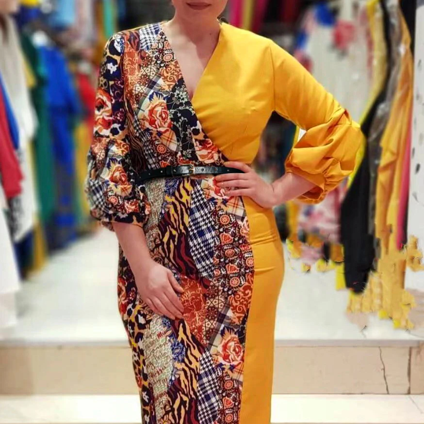 H & D New Fashion Dashiki Dresses For Women Elegant Style Office Lady Clothing Ankara Print Dress
H & D New Fashion Dashiki Dresses For Women Elegant Style Office Lady Clothing Ankara Print Dress