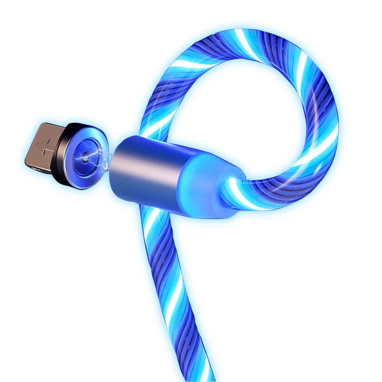 3 in 1 Magnetic charging Cable Lighting LED Flowing Fast Charging Cable micro Usb Cable, White red blue green
3 in 1 Magnetic charging Cable Lighting LED Flowing Fast Charging Cable micro Usb Cable, White red blue green