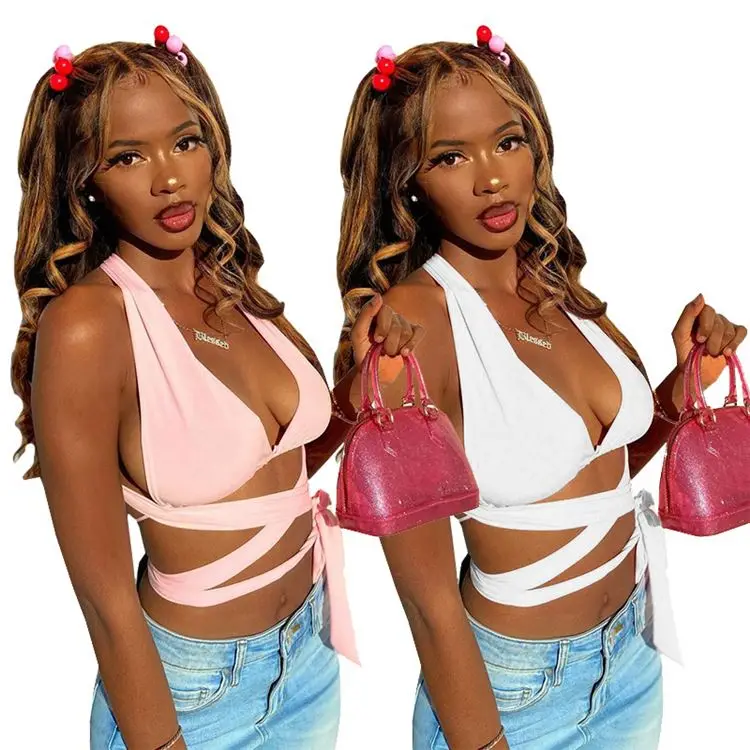 MOEN Halter ropa para mujeres Summer Trendy Women's T-Shirt Crop Top Women Sexy Womens Clothing
MOEN Halter ropa para mujeres Summer Trendy Women's T-Shirt Crop Top Women Sexy Womens Clothing