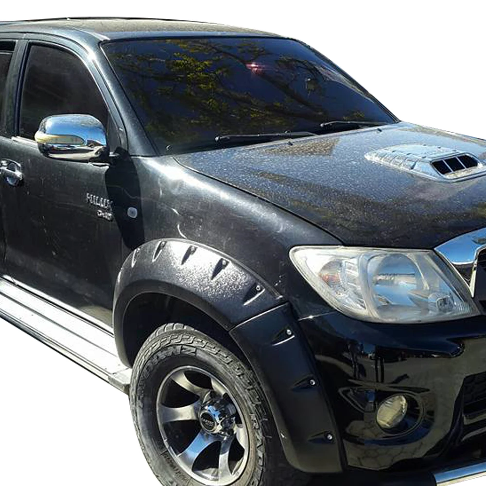 Ycsunz Hilux Vigo 2005 Accessories Arch Fenders Texture Black Pocket