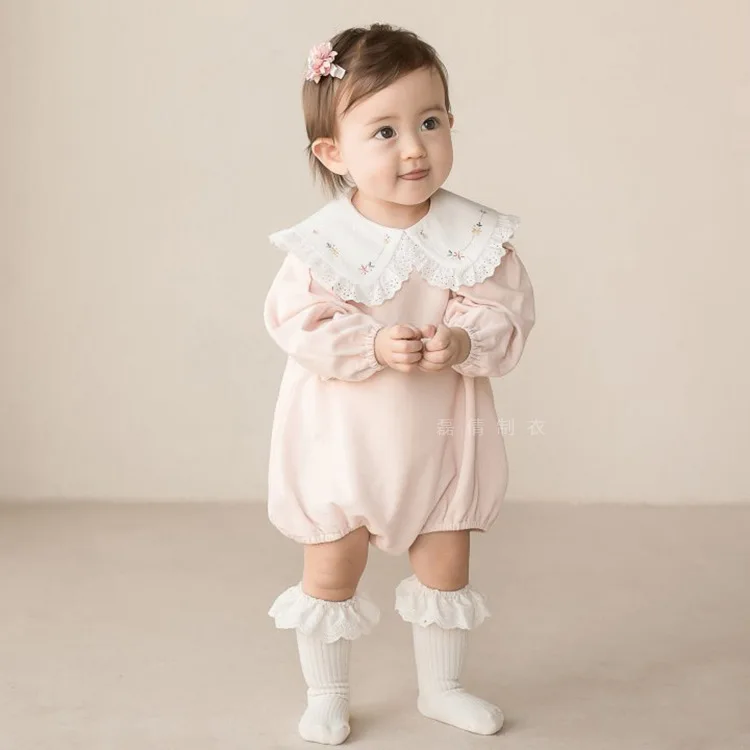 178A28 spring newborn toddler baby girls rompers bubble pink embroidery kids clothing infant cotton casual children clothes
178A28 spring newborn toddler baby girls rompers bubble pink embroidery kids clothing infant cotton casual children clothes