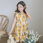 new brand dress girls clothes sun pineapple designer kids summer dresses
