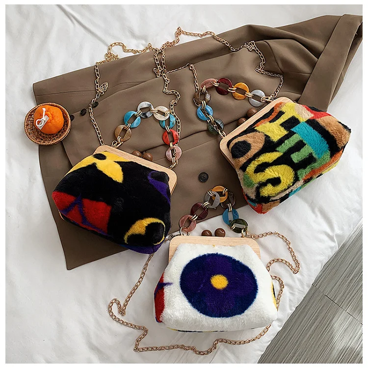 New arrivial wood handle small plush cute girl purse women hand bags ladies crossbody shoulder bag handbag with chain, 3colors
New arrivial wood handle small plush cute girl purse women hand bags ladies crossbody shoulder bag handbag with chain, 3colors