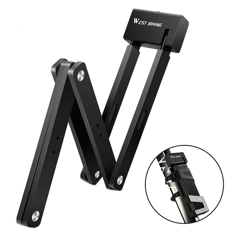 Bicycle Riding Equipment Anti-theft Key Chain Lock Mountain Bike Electric Bike Motorcycle Folding Lock, Black
Bicycle Riding Equipment Anti-theft Key Chain Lock Mountain Bike Electric Bike Motorcycle Folding Lock, Black