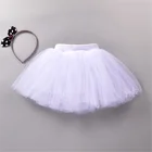 Fancy Tutu Tulle Colorful Short Girl Dance Beautiful Baby Cute Pleated Skirt