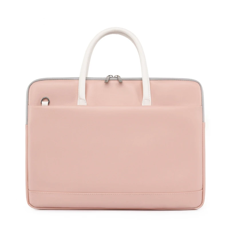 hand-held one-shoulder messenger 15.6 anti-fall shock-proof pu pink laptop bag for women Laptop bag female, Customized color
hand-held one-shoulder messenger 15.6 anti-fall shock-proof pu pink laptop bag for women Laptop bag female, Customized color