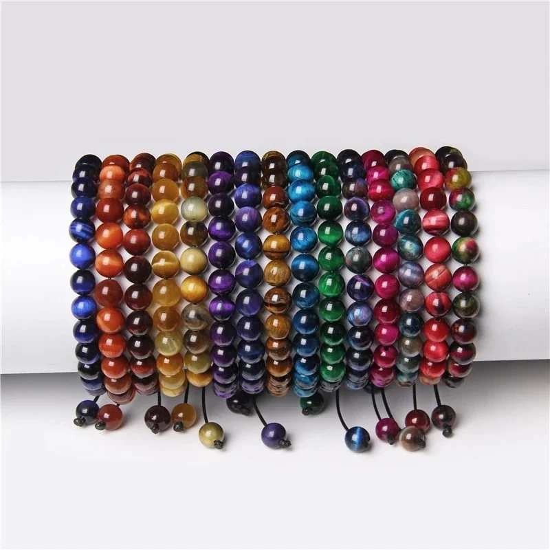 Colorful Tiger Eye Stone Beaded Mens Natural Tiger Eye Stone Beaded Braid Adjustable Bracelet Stone
Colorful Tiger Eye Stone Beaded Mens Natural Tiger Eye Stone Beaded Braid Adjustable Bracelet Stone