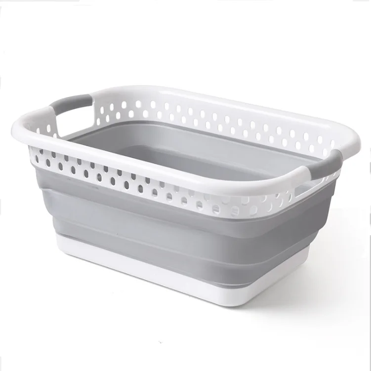 Silicone washing Basket Laundry Carrying Round Bucket Foldable collapsible basket plastic, Can be customized
Silicone washing Basket Laundry Carrying Round Bucket Foldable collapsible basket plastic, Can be customized