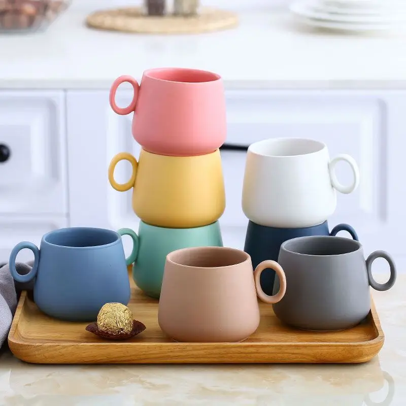 Creative Pastel Color Cute Tea Tumbler Cup and Mugs Novelty Latte Tumblers Rainbow Ceramic Coffee Mug
Creative Pastel Color Cute Tea Tumbler Cup and Mugs Novelty Latte Tumblers Rainbow Ceramic Coffee Mug