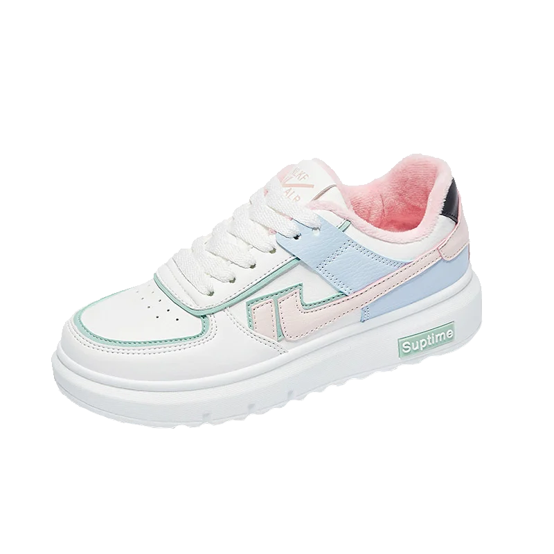 Best Sales Custom logo Skateboard Sneakers White Casual Flat Shoes for Women, White/pink/purple
Best Sales Custom logo Skateboard Sneakers White Casual Flat Shoes for Women, White/pink/purple