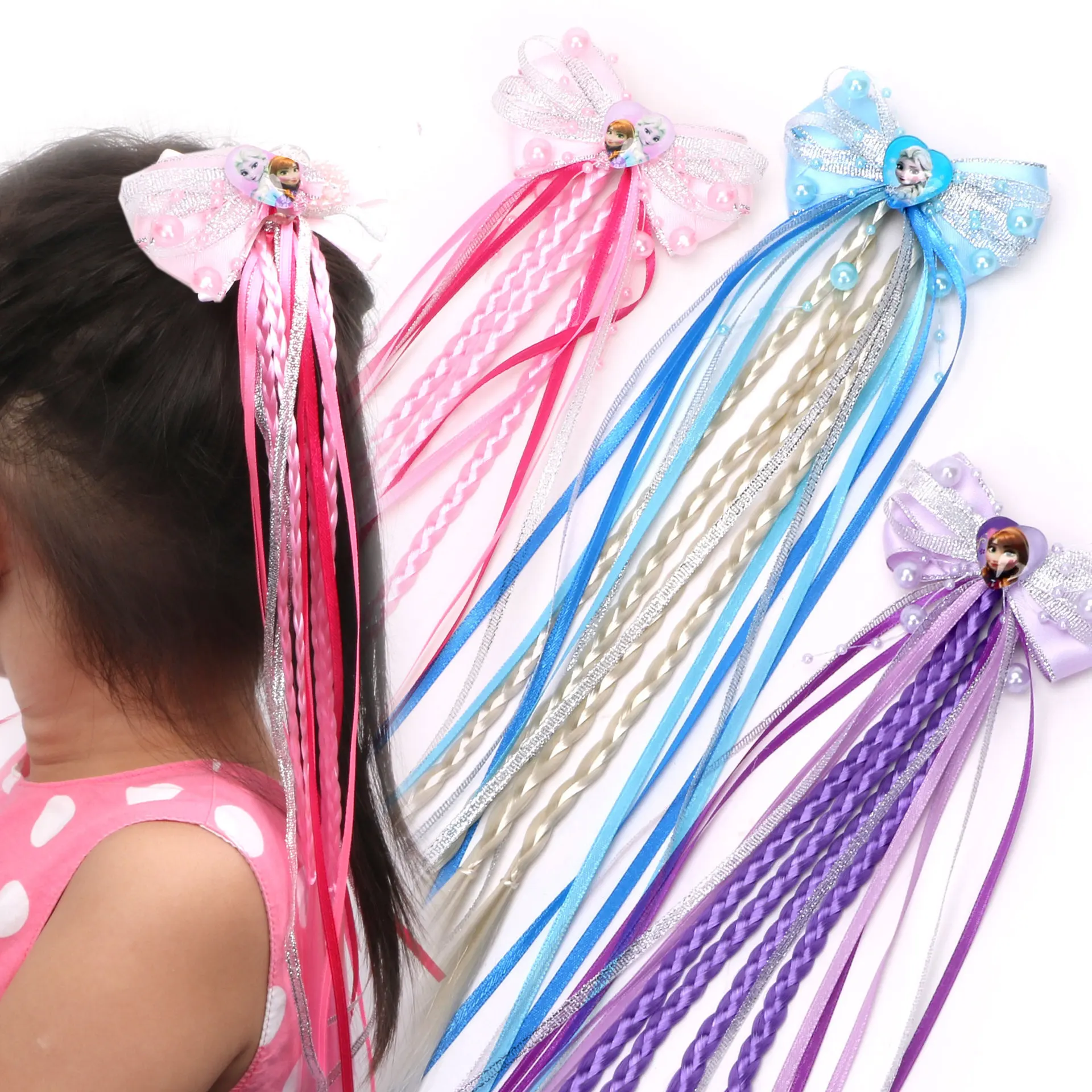 New Style Fringed Long Tail Lace Streamer Baby Braid Hairpin Baby Girl Hair Accessories, Pic showed
New Style Fringed Long Tail Lace Streamer Baby Braid Hairpin Baby Girl Hair Accessories, Pic showed