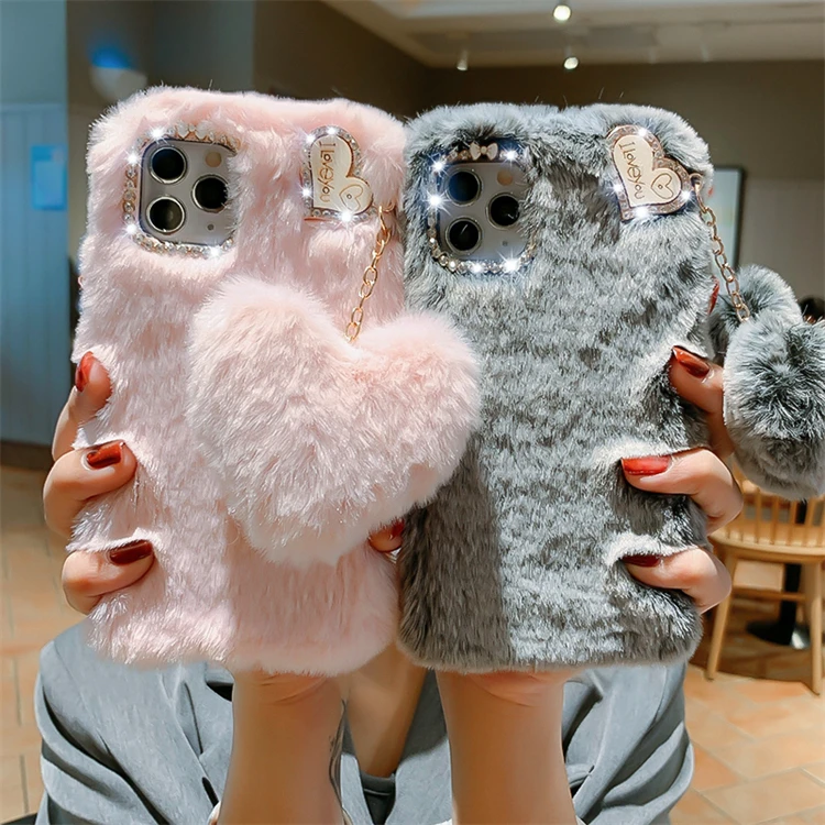 3D Girls Cute Animal Design Bear Rabbit Hair Fur Diamond Pearl Furry Mink Fluffy Cell Phone Case For iPhone 11 12 Pro Max 13
3D Girls Cute Animal Design Bear Rabbit Hair Fur Diamond Pearl Furry Mink Fluffy Cell Phone Case For iPhone 11 12 Pro Max 13