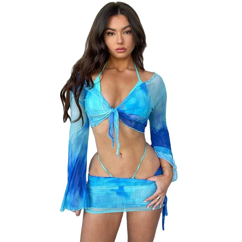 2021 Summer Hot Selling Women Clothing Sexy Nightclub Party Outfits Long Sleeve Cardigan Top Mesh Printed Mini Skirt 2 Piece Set
2021 Summer Hot Selling Women Clothing Sexy Nightclub Party Outfits Long Sleeve Cardigan Top Mesh Printed Mini Skirt 2 Piece Set