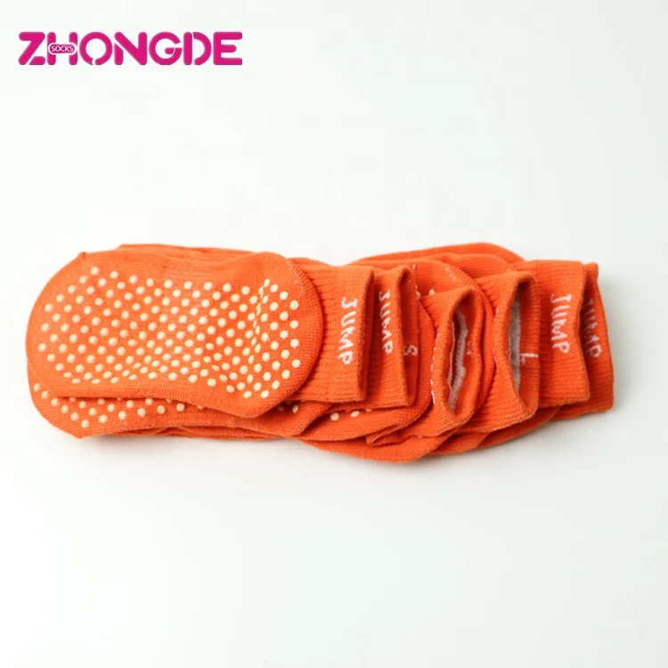 Quick lead anti slip trampoline silicone socks custom grip socks custom logo socks manufacturer
Quick lead anti slip trampoline silicone socks custom grip socks custom logo socks manufacturer