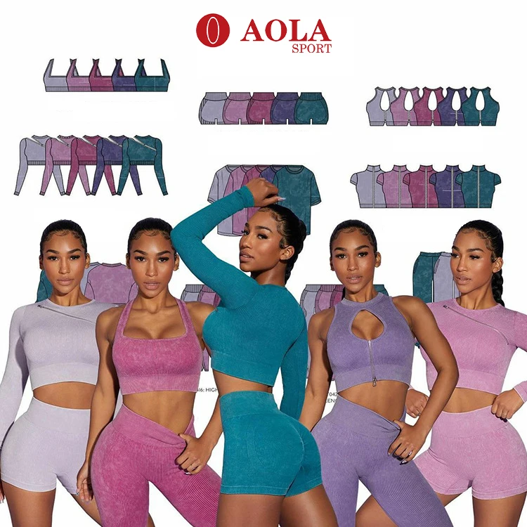 AOLA 2022 New Active Wear Seamless Workout Set Outfit Fitness Clothing Gym Shorts Sports Bra Yoga Leggings for Women
AOLA 2022 New Active Wear Seamless Workout Set Outfit Fitness Clothing Gym Shorts Sports Bra Yoga Leggings for Women