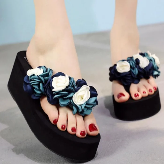 2020 fashion silk flower bohemian wedge women flip flops slide sandals for women and ladies middle heel flat slippers summer
2020 fashion silk flower bohemian wedge women flip flops slide sandals for women and ladies middle heel flat slippers summer