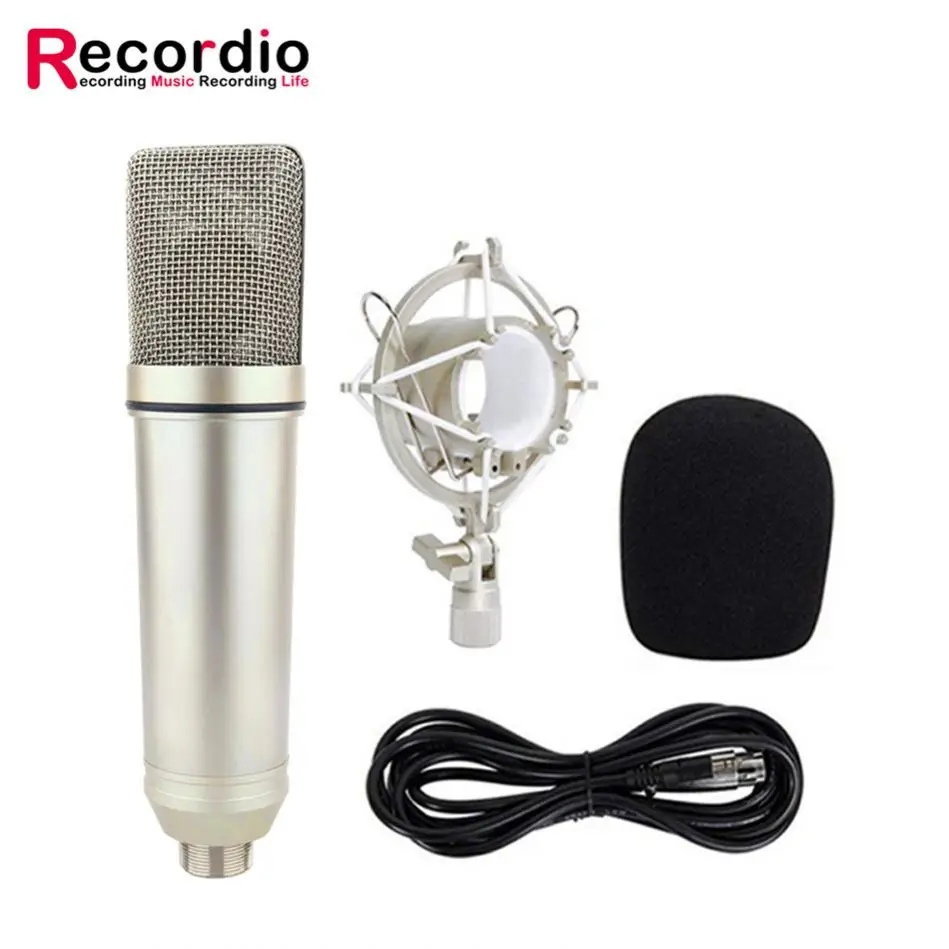GAM-U87 Multifunctional Condenser Wired Microphone Professional Microphone With High Quality, Champagne/ black
GAM-U87 Multifunctional Condenser Wired Microphone Professional Microphone With High Quality, Champagne/ black