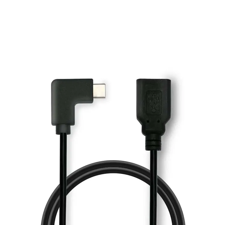 Angled USB Type C to USB A Female OTG Function Cable for Computer/Notebook/Mobile Phone Black
Angled USB Type C to USB A Female OTG Function Cable for Computer/Notebook/Mobile Phone Black