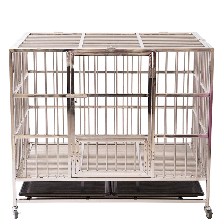 Wholesale animal cages stainleel steel dog cage pet cages carriers & houses, Stainless steel primary color
Wholesale animal cages stainleel steel dog cage pet cages carriers & houses, Stainless steel primary color