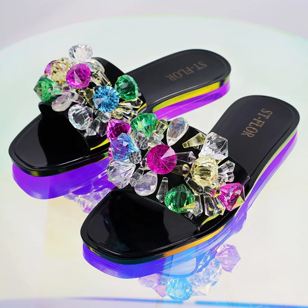 Factory Price Trending Sublimation Flip flops Outdoor Indoor Shoes PVC Crystal Rhinestone Slippers wit Gem For Ladies
Factory Price Trending Sublimation Flip flops Outdoor Indoor Shoes PVC Crystal Rhinestone Slippers wit Gem For Ladies