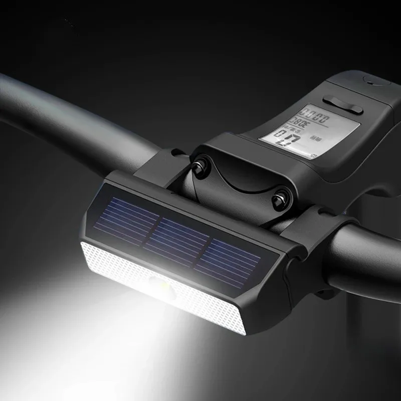IPX6 Waterproof Intelligent Switch Bike Front Light Solar Energy Charging MTB Road Bicycle Headlight Cycling Accessories, Black
IPX6 Waterproof Intelligent Switch Bike Front Light Solar Energy Charging MTB Road Bicycle Headlight Cycling Accessories, Black